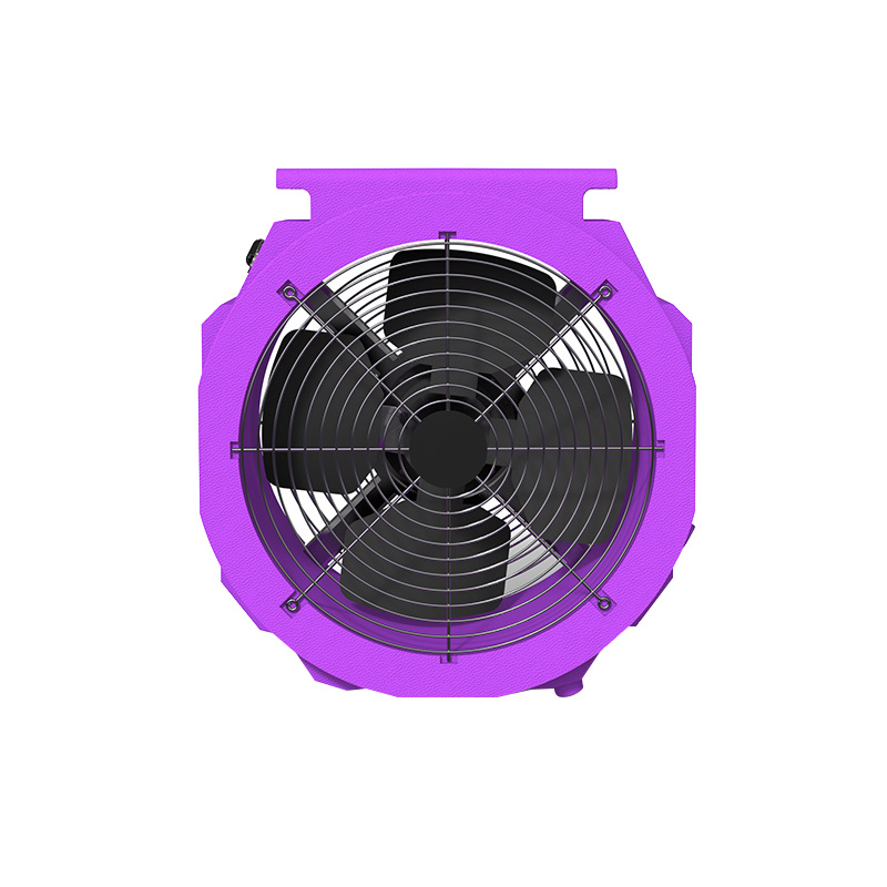 Ventilador moldado rotacional de fluxo axial AB-B01